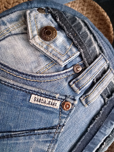 Джинсовая сумка "Denim Circle" — 100% ручная работа / Уникальная (3 фото из 10)