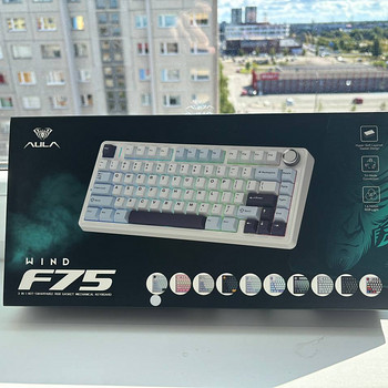 Беспроводная механическая клавиатура AULA F75 (Новая, Запеча