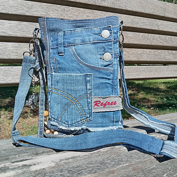Джинсовая сумка "Urban Indigo" – 100% ручная работа / уникальная