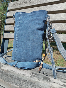 Джинсовая сумка "Urban Indigo" – 100% ручная работа / уникальная (2 фото из 10)