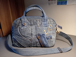 Джинсовая сумка «Denim Mix» — 100% ручная работа! (4 фото из 10)