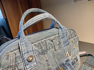 Джинсовая сумка «Denim Mix» — 100% ручная работа! (6 фото из 10)