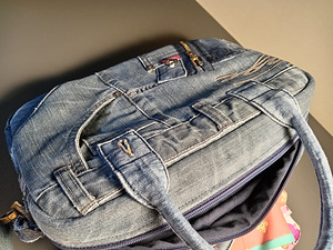 Джинсовая сумка «Denim Mix» — 100% ручная работа! (9 фото из 10)