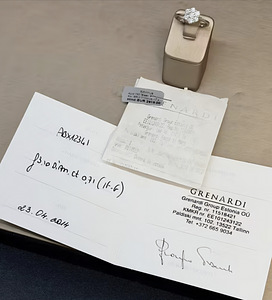 Giorgio Visconti briljantidega sõrmus 750 proov (3 foto / 5)