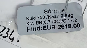 Giorgio Visconti briljantidega sõrmus 750 proov (4 foto / 5)