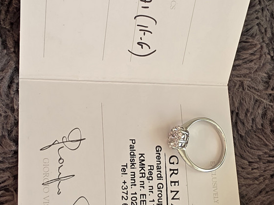 Кольцо Giorgio Visconti с бриллиантами, 750 проба