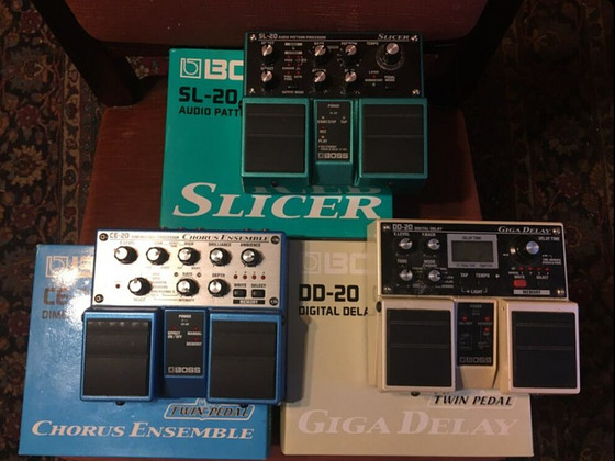 Boss SL-20, CE-20, DD-20
