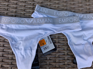 Uued Emporio Armani stringid, 2 paari pakis, suurus: S (3 foto / 5)