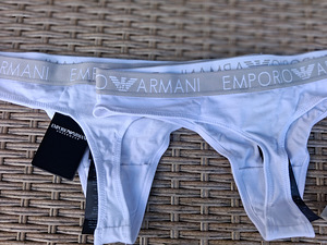 Uued Emporio Armani stringid, 2 paari pakis, suurus: S (5 foto / 5)