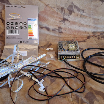 LED-адаптер с 5-метровой LED-лентой 6500K