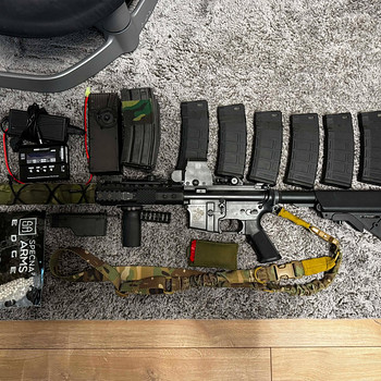 Specna Arms SA-B02 с модификациями + доп. аксессуары