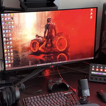 ASUS ROG Swift OLED PG32UCDM 32" + ROG Ergo Monitor Arm