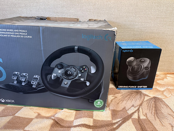 Logitech G920 roolikomplekt + shifter
