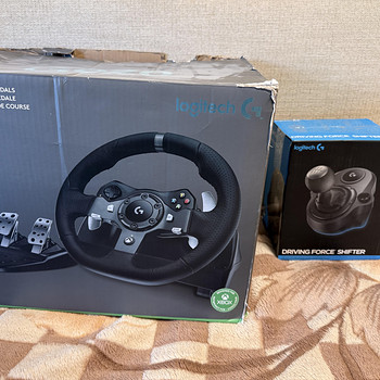 Комплект руля Logitech G920 + шифтер