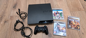 Sony PlayStation 3 Slim 300GB + mängud (1 foto / 4)