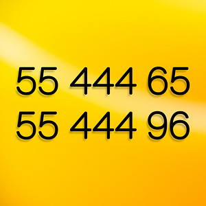 Kerge lihtne ilus telefoninumber SIM (1 foto / 1)