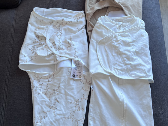 Mähkimislinade (swaddle) komplekt imikutele vanuses 3 kuni 6 kuud