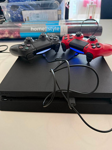 Sony Palystation 4 Slim 500GB + 2 originaalpulti (2 foto / 5)