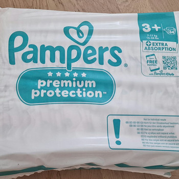 Pampers premium protection 3+ 7-11kg; 136 tükki