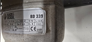 Heas töökorras väike lintsaag Black & Decker (5 foto / 10)