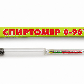 Klaasist alkoholomeeter 0–96% vol