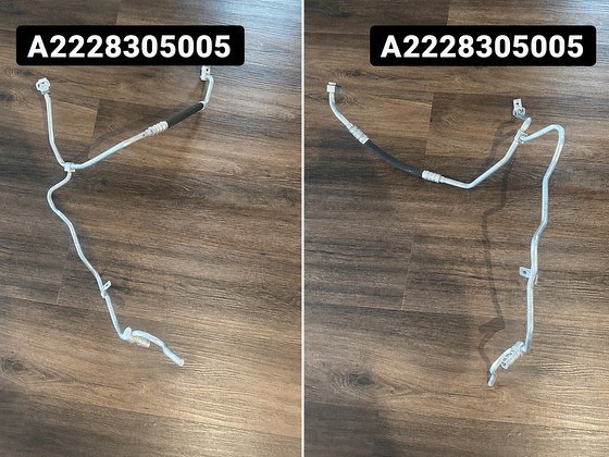 Трубка кондиционера Mercedes S-Класс W222 2017-2020