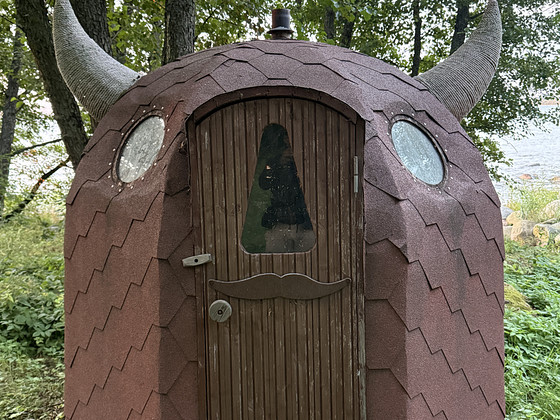 Käsitööna ehitatud saun