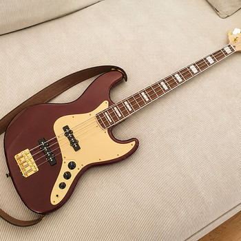 Squier 40th Anniversary Jazz Bass Gold Edition + ремень
