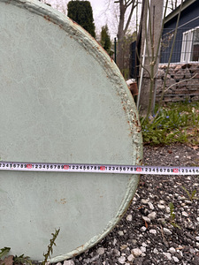 Массивный металлический напорный бак / бак для воды 1000 л (4 фото из 6)
