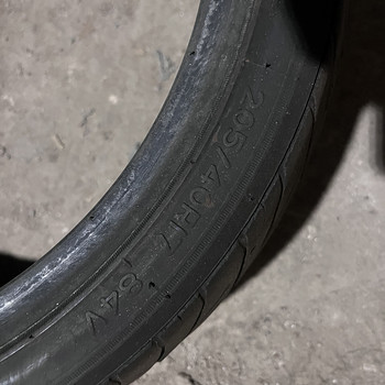4 tk Kasutatud rehvid 205/40 R17