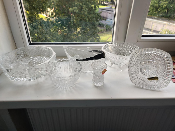 Vintage pliikristallist klaasnõud – Bohemia & Anna Hütte