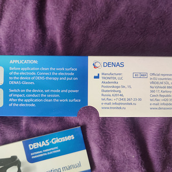 DENAS Glasses elektrostimulatsiooni prillid – komplektne