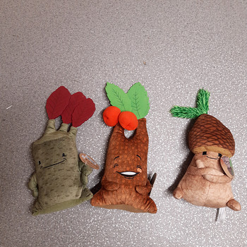 Eurotrees pehmed mänguasjad (3 tk komplekt)
