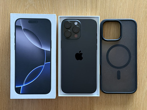 Apple iPhone 16 Pro Max Ti Black 512GB uueväärne! Aku 100% (1 foto / 6)