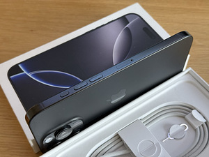 Apple iPhone 16 Pro Max Ti Black 512GB uueväärne! Aku 100% (3 foto / 6)