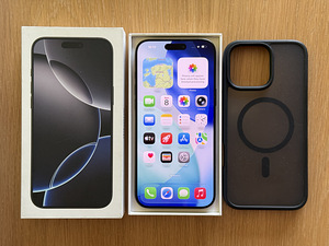 Apple iPhone 16 Pro Max Ti Black 512GB uueväärne! Aku 100% (6 foto / 6)