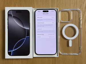 Apple iPhone 16 Pro Max Ti Black 512GB как новый! Аккумулято (8 фото из 8)