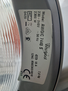Pesumasin whirlpool 7kg + kohaletoimetamine (3 foto / 5)