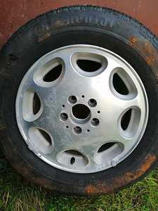 MB W140 16" originaal veljed 235/60R16 8+1tk (5 foto / 5)