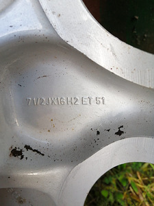 MB W140 16" originaal veljed 235/60R16 8+1tk (4 foto / 5)