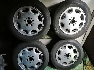 MB W140 16" originaal veljed 235/60R16 8+1tk (1 foto / 5)