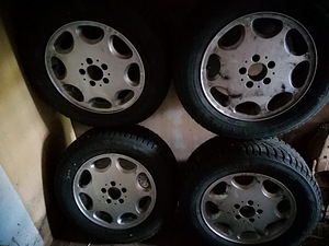 MB W140 16" originaal veljed 235/60R16 8+1tk (2 foto / 5)
