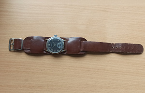 РЕДКИЕ Наручные часы Helma WWII D-H German Army (4 фото из 9)