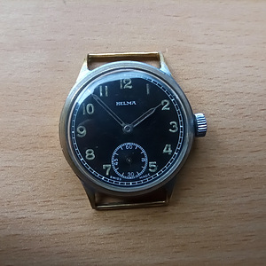 РЕДКИЕ Наручные часы Helma WWII D-H German Army (5 фото из 9)