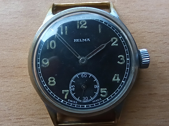 РЕДКИЕ Наручные часы Helma WWII D-H German Army