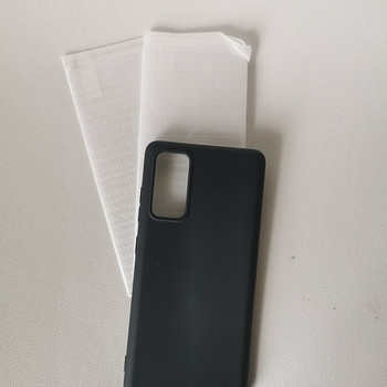 Новый силиконовый чехол для Samsung S20 FE + 2 защитных стекла