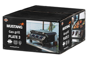 НОВЫЙ газовый гриль Mustang Plate 3 настольный (3 фото из 3)