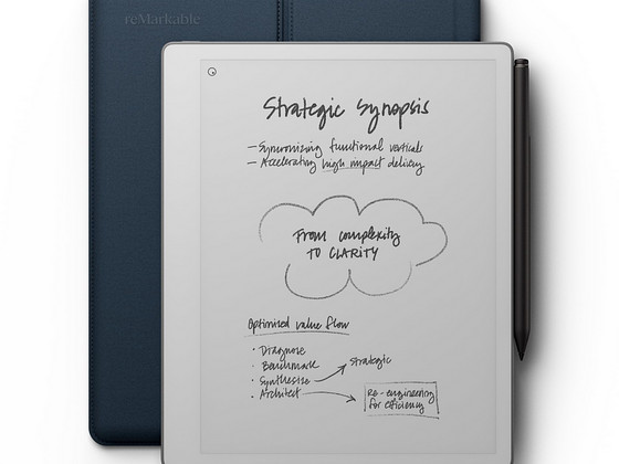 ReMarkable Paper Pure (Gray), Marker Plus, Sleeve Folio