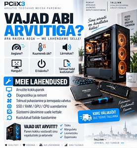 Arvuti kokkupanek, Xboxi, PS-i ja sülearvutite hooldus ning (2 foto / 3)