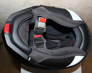 Шлем HJC RPHA 90 чёрный матовый, 2XL, 62-63 см + интерком (3 фото из 8)